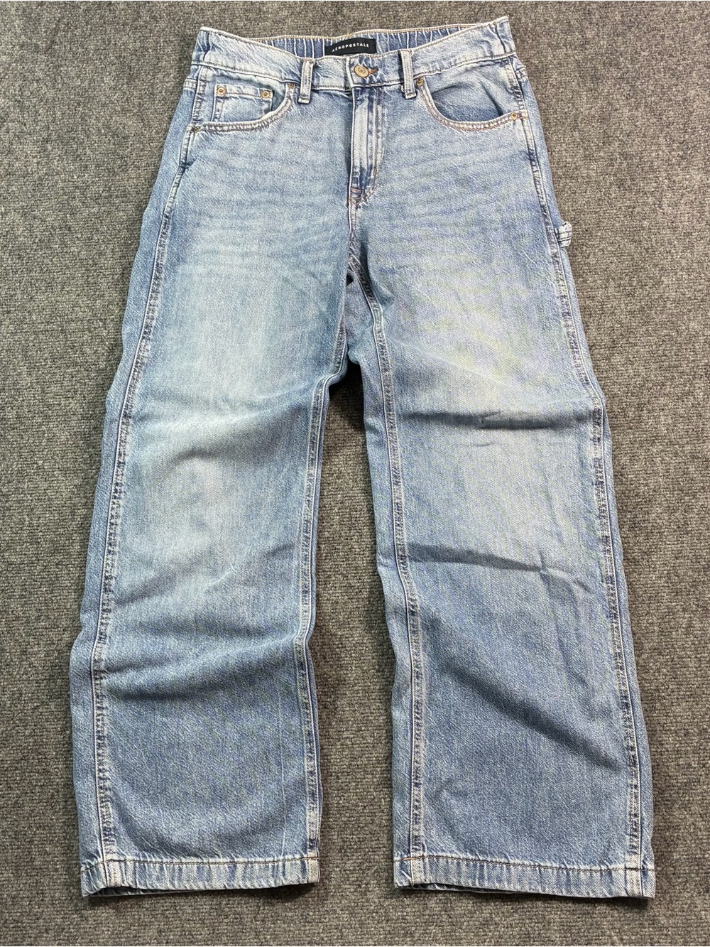 Light Blue Women's Straight-Leg Jeans